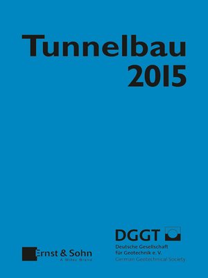 cover image of Taschenbuch f&uuml;r den Tunnelbau 2015